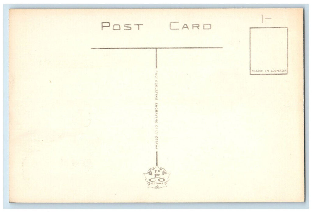 c1940's Longwood Bridge and Bird Sanctuary Hamilton Ontario Canada Postcard
