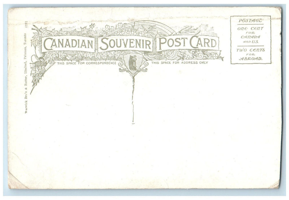 c1910 Alma College St.Thomas Ontario Canada Antique Unposted Postcard