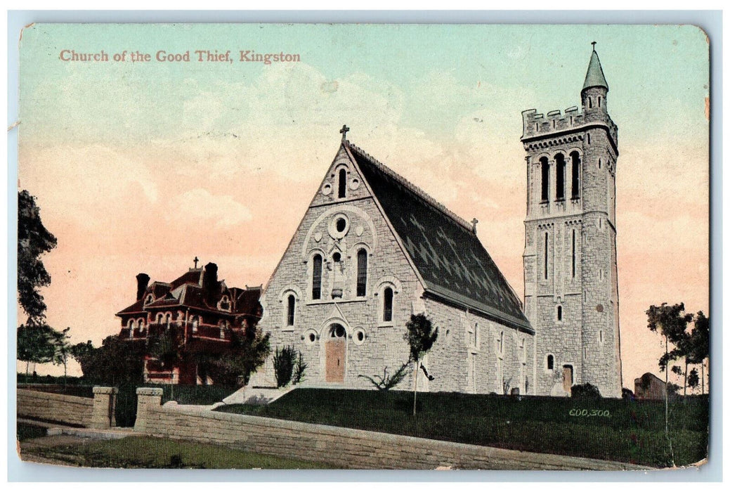 1913 Church of the Good Thief Kingston Ontario Canada Antique Posted Postcard