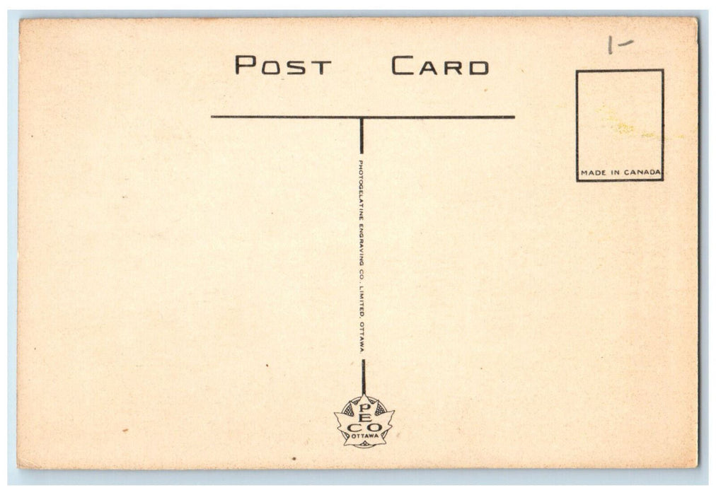 c1940's The Penitentiary Kingston Ontario Canada Vintage Unposted Postcard