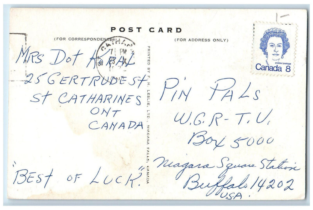 c1970's Grace United Church Niagara on the Lake Ontario Canada Posted Postcard