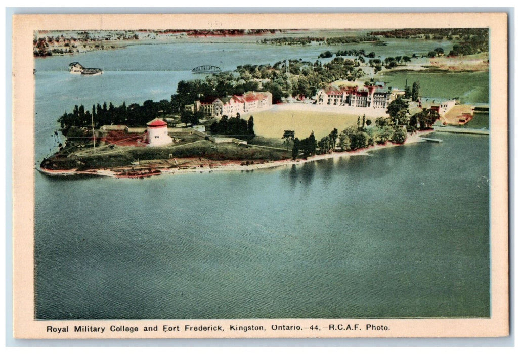 c1950's Royal Military College Fort Frederick Kingston Ontario Canada Postcard