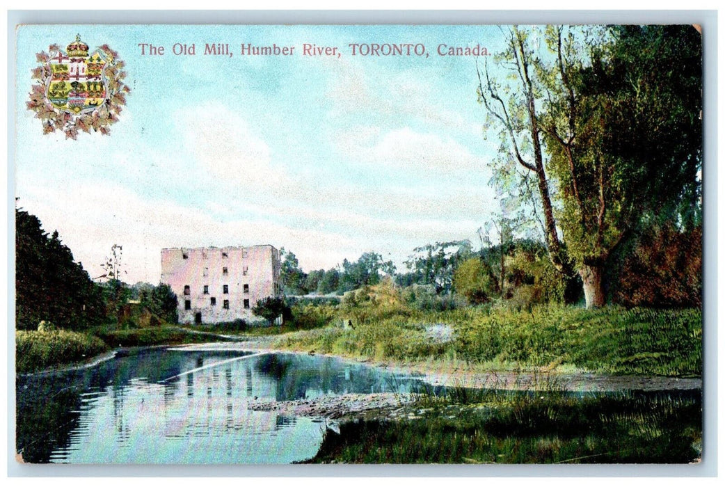 1908 The Old Mill Humber River Toronto Canada Antique Unposted Postcard