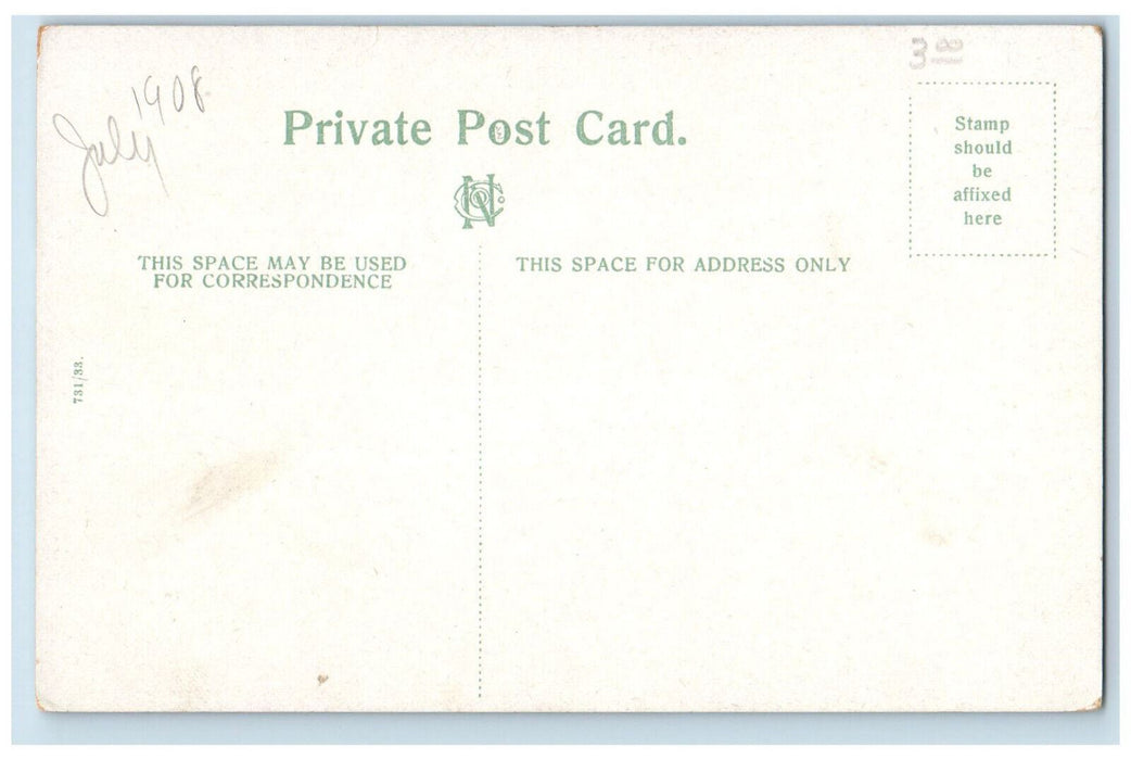 1908 The Old Mill Humber River Toronto Canada Antique Unposted Postcard
