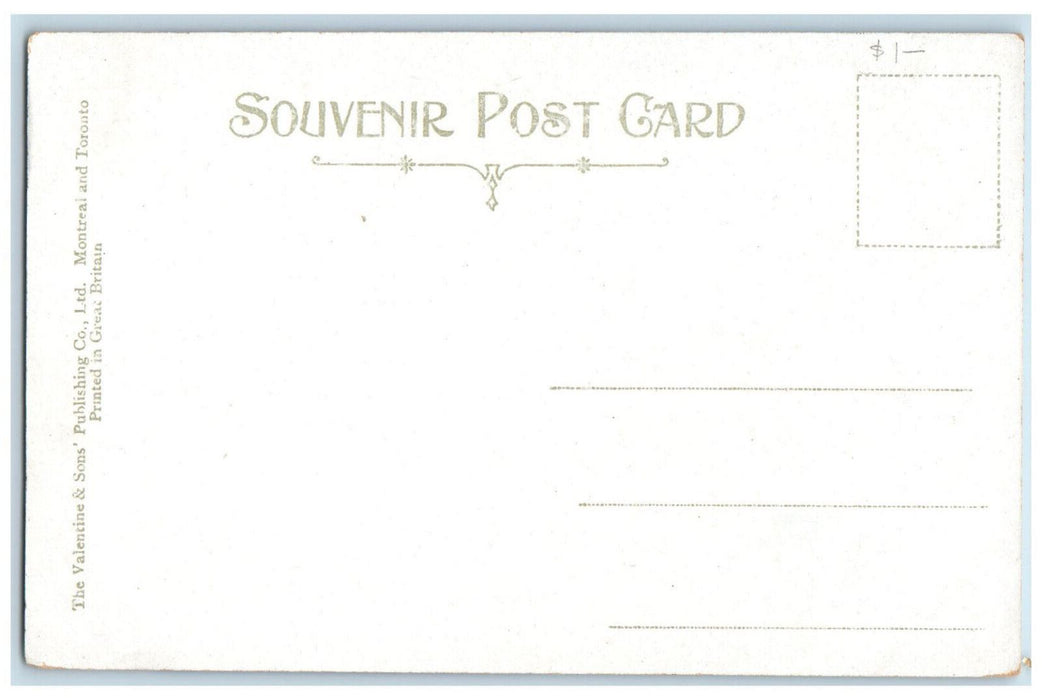 c1905 Temple Building Toronto Canada Antique Unposted Valentine & Sons Postcard