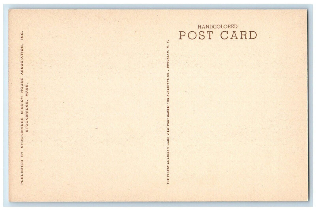 c1940 Child's Bed Room Stockbridge Mission House Interior Massachusetts Postcard