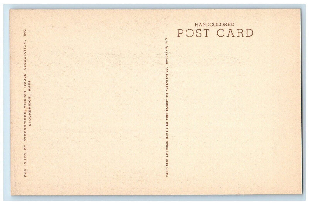 c1940 East Bedroom Stockbridge Mission House Stockbridge Massachusetts Postcard
