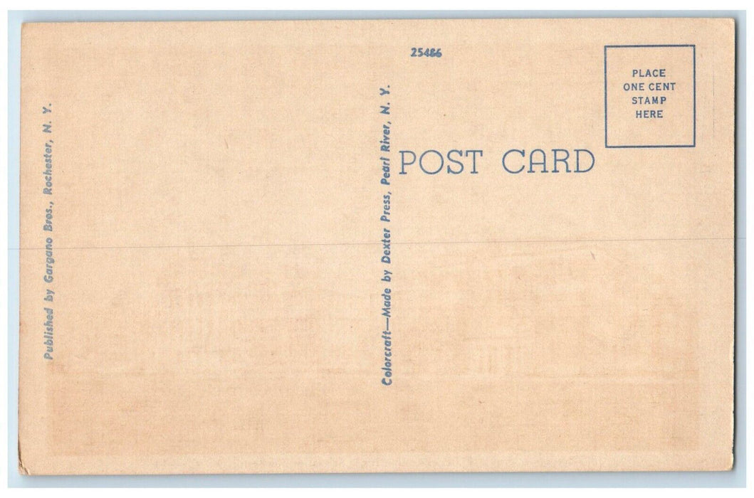 c1940 Benjamin Franklin Junior Senior High School Rochester New York NY Postcard