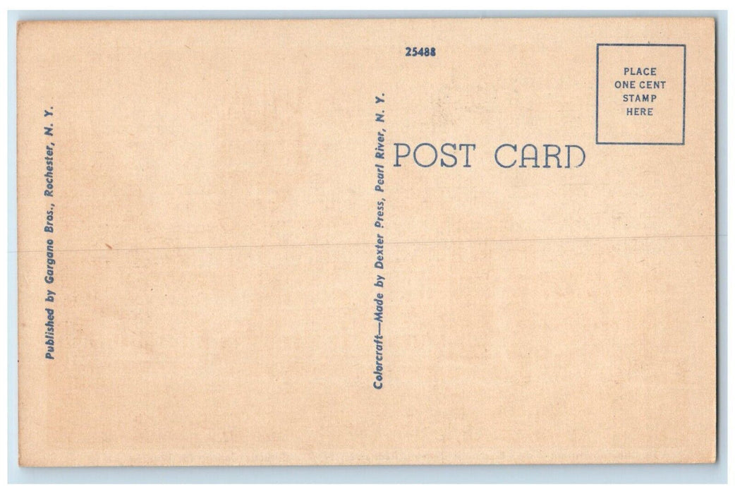 c1940 Administration Building Nazareth College Rochester New York NY Postcard