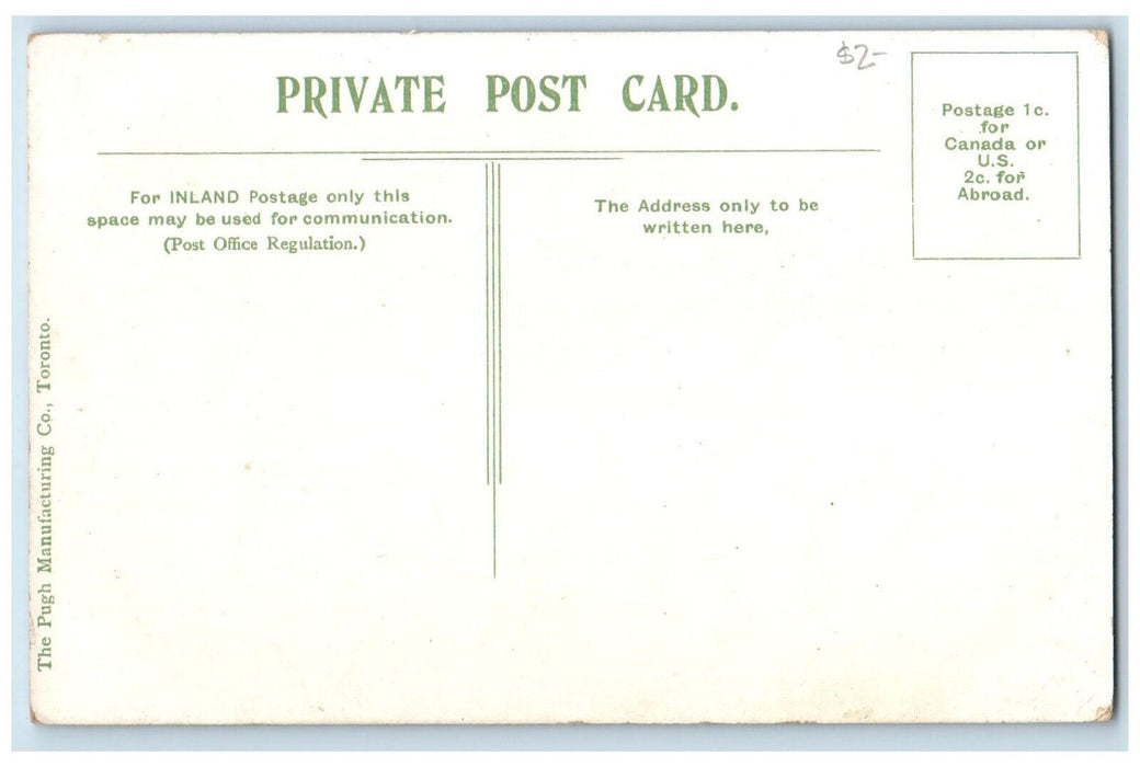c1910 St. Michael's Hospital Toronto Ontario Canada Unposted Postcard