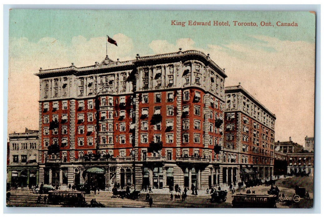 c1910 King Edward Hotel Toronto Ontario Canada Unposted Antique Postcard