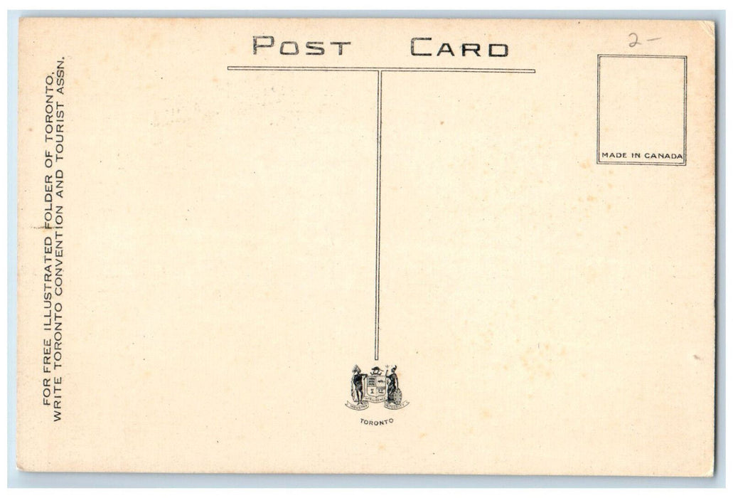c1950's Lake Shore Boulevard Office on Boardwalk Toronto Ontario Canada Postcard