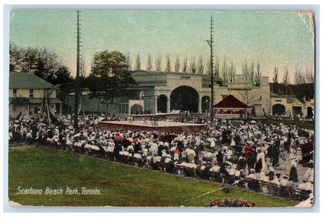 c1910 Scarboro Beach Park Toronto Ontario Canada Antique Unposted Postcard