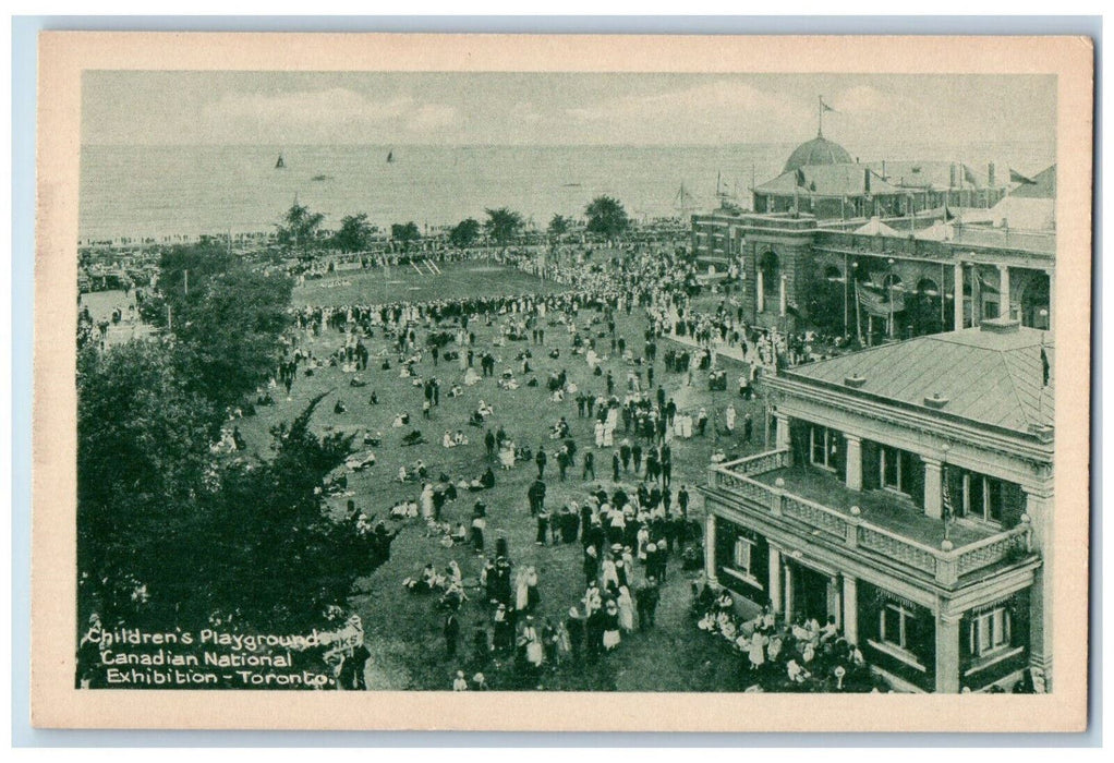 c1950's Childrens Playground Canada National Exhibition Grounds Toronto Postcard