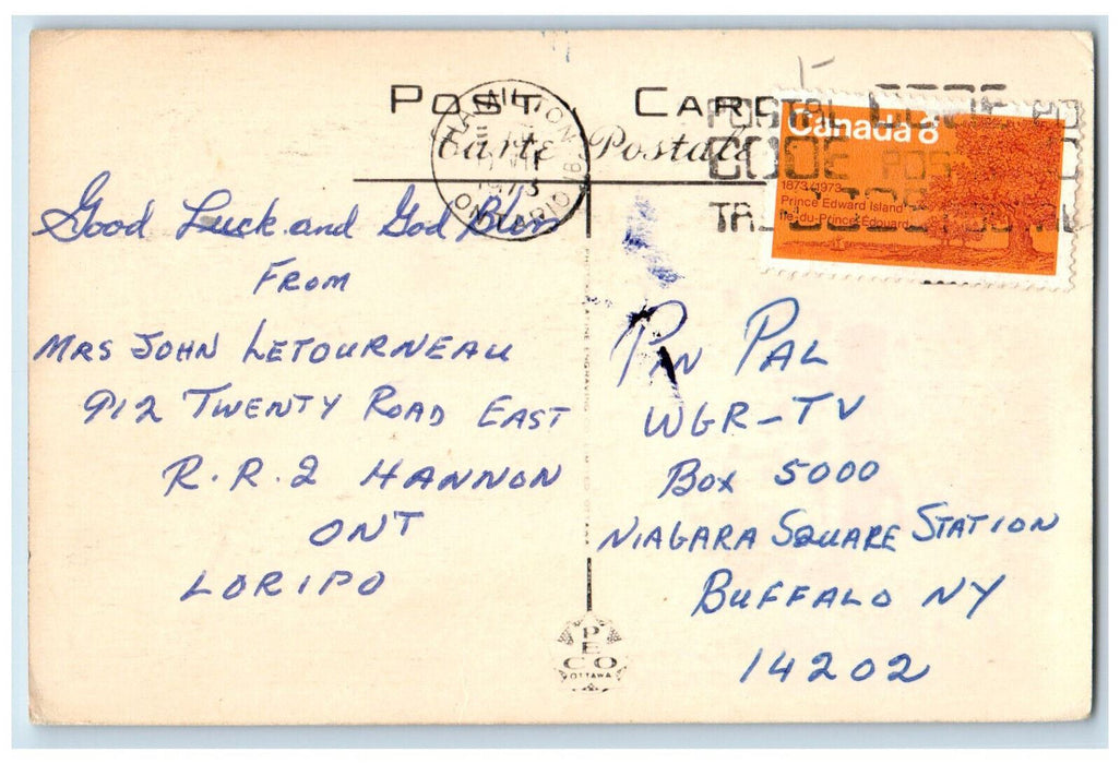1973 Casino Swimming Pool Manoir Richelieu Murray Bay PQ Canada Postcard