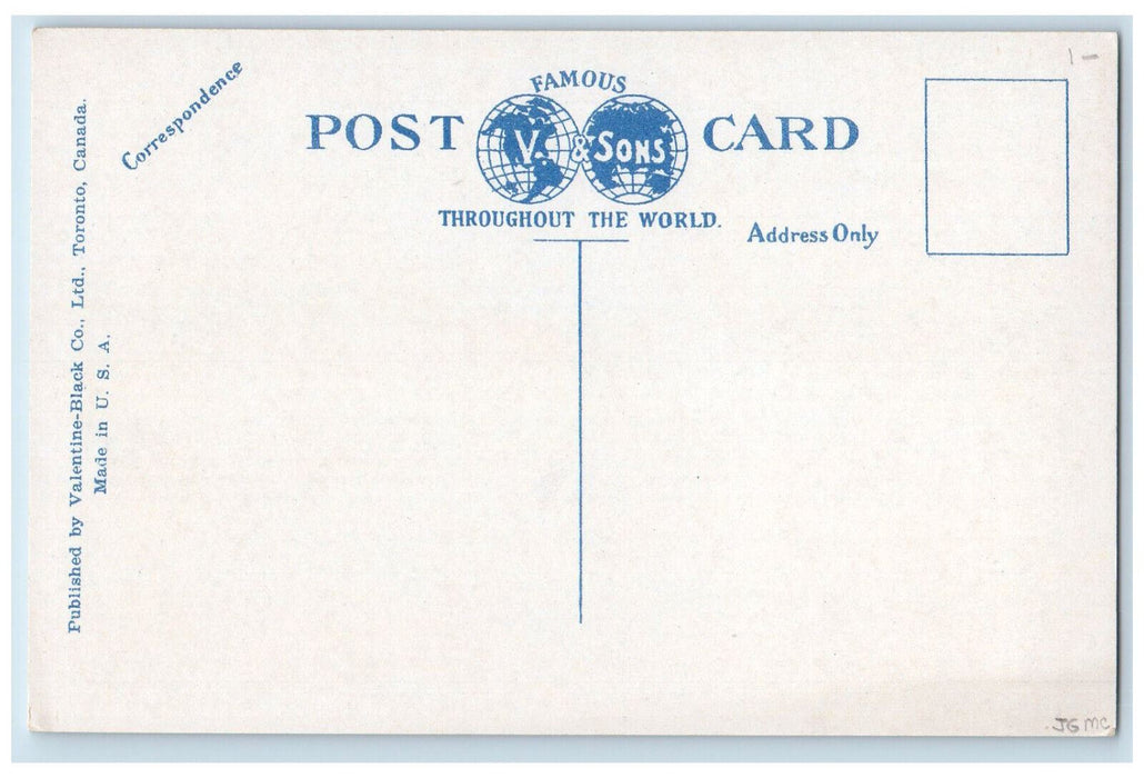 c1920's Old Indian Church and Memorial Cairn Tadoussac PQ Canada Postcard