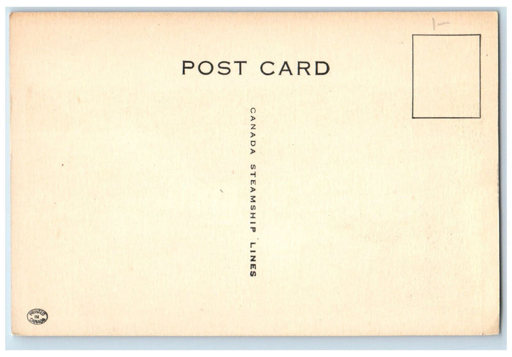 c1950's S.S Rapids Prince Canada Steamship Lines Unposted Vintage Postcard