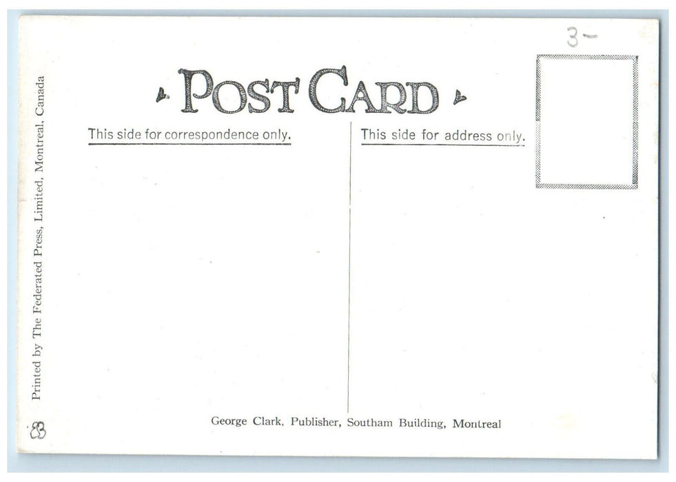 c1940's C.P.R. Windsor Station Montreal Quebec Canada Unposted Postcard