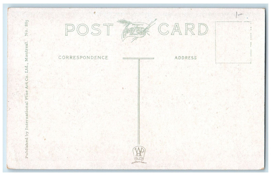 c1920's St. Catherine Road Outremont Montreal Quebec Canada Postcard