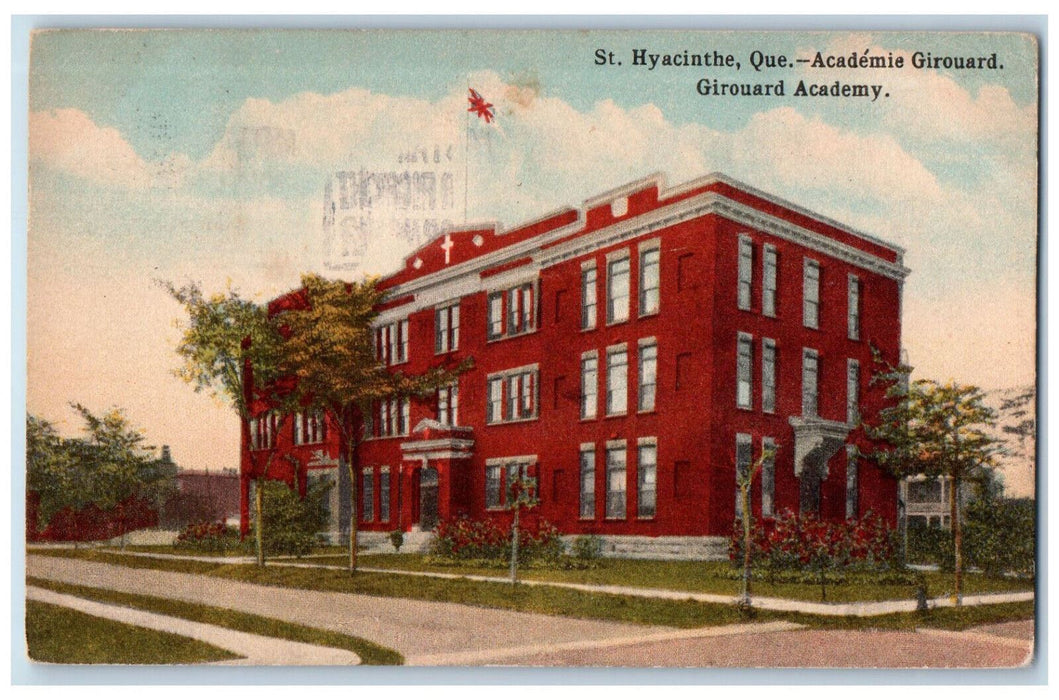 1926 Girouard Academy St. Hyacinthe Quebec Canada Vintage Posted Postcard
