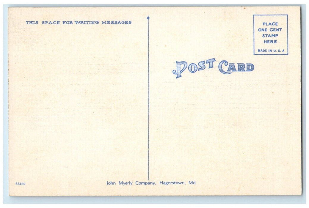 View Of Cleversburg Dam South Mountain Shippensburg Pennsylvania PA Postcard