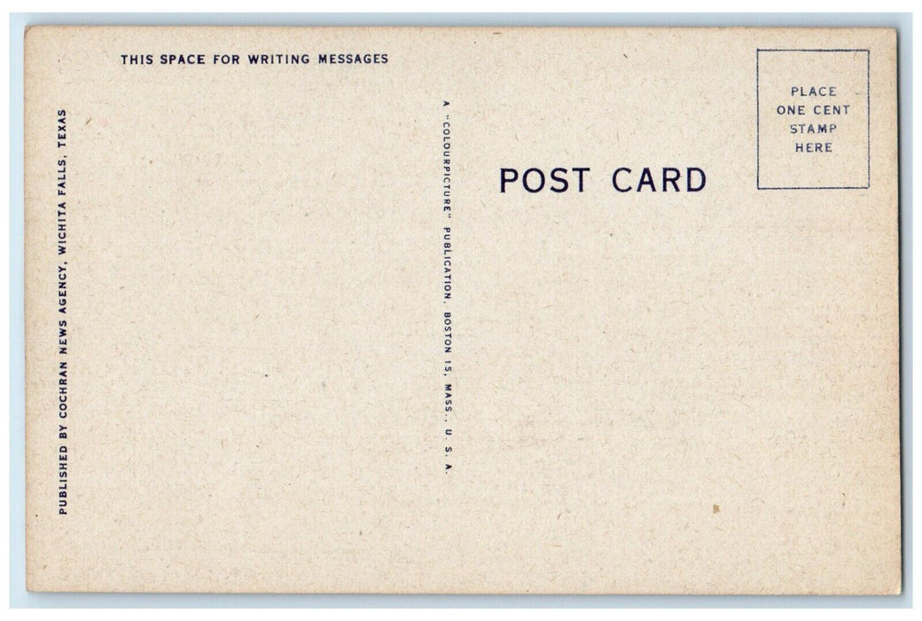 c1930's First Presbyterian Church Wichita Falls Texas TX Vintage Postcard