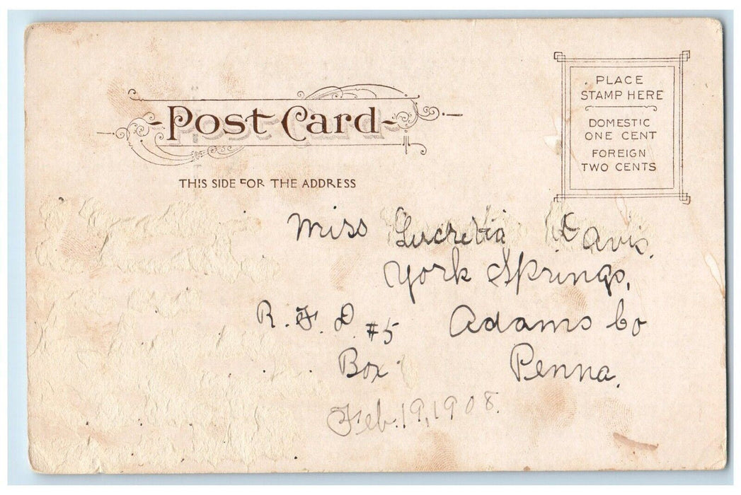 c1905 St. Vincent Cathedral Webster Sheffield Aves Chicago Illinois IL Postcard