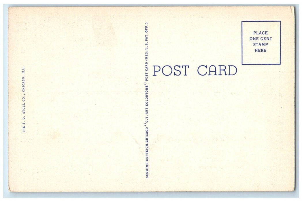 c1940 Episcopal Church Chapel Cathedral Exterior La Grange Illinois IL Postcard