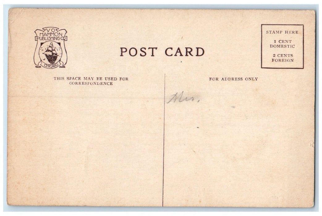 c1910 Swedish Tabernacle Desplaines Camp Ground House Illinois Vintage Postcard