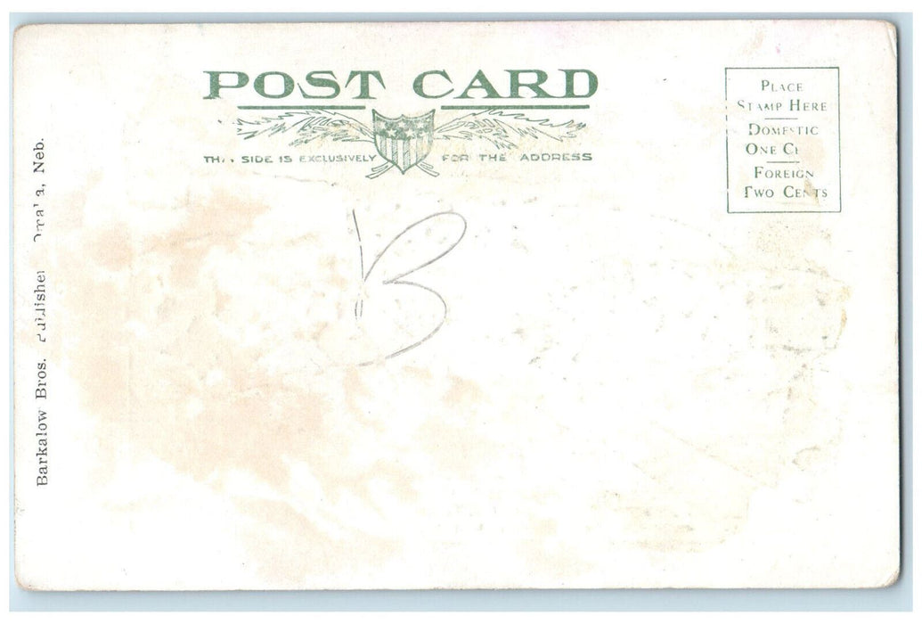 View Of Tunnel No. 1 Union Pacific Train Railroad Omaha Nebraska NE Postcard