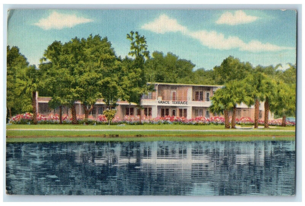 Grace Terrace Apartments And Motel Rooms Lake Front Orlando Florida FL Postcard