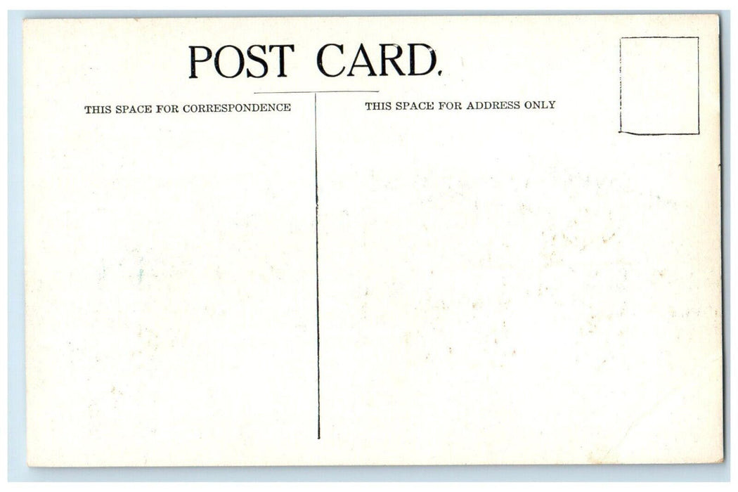 c1910's A. T. & S. F. Depot Train Station Chanute Kansas KS Antique Postcard