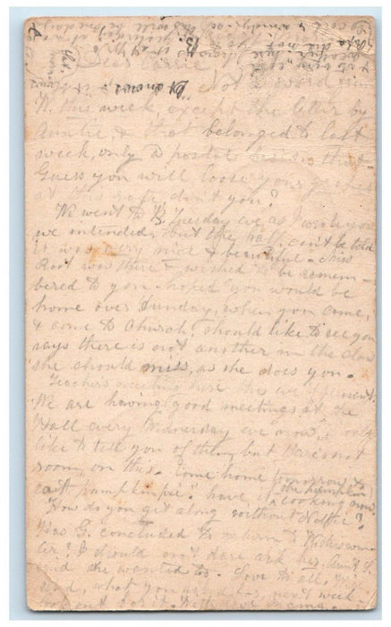 1883 Letter Bristol Winsted Connecticut CT Posted Antique Postcard