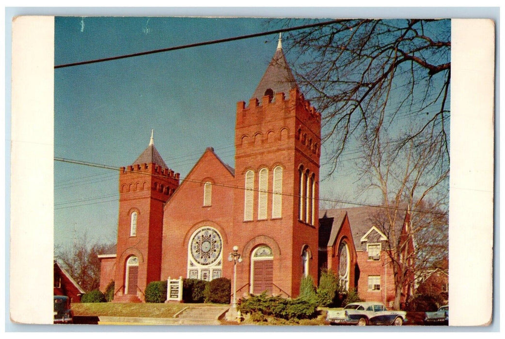 c1950's First Methodist Church Alexander City Alabama AL Vintage Postcard