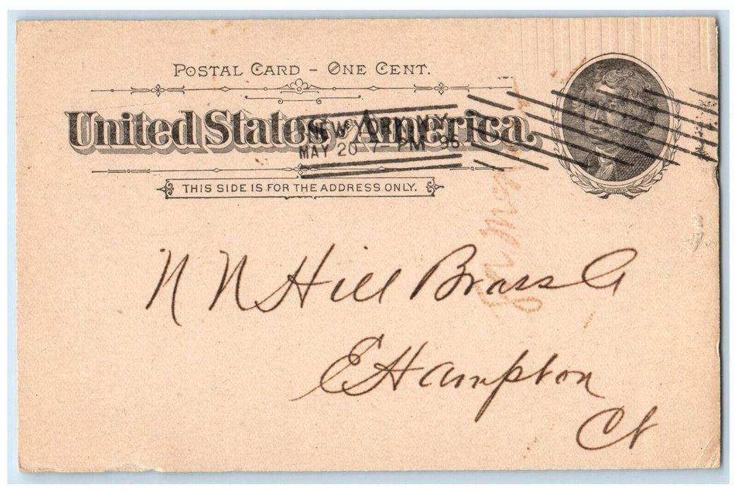 1896 Russell & Erwin Manufacturing Co Letter New York City NY Postcard