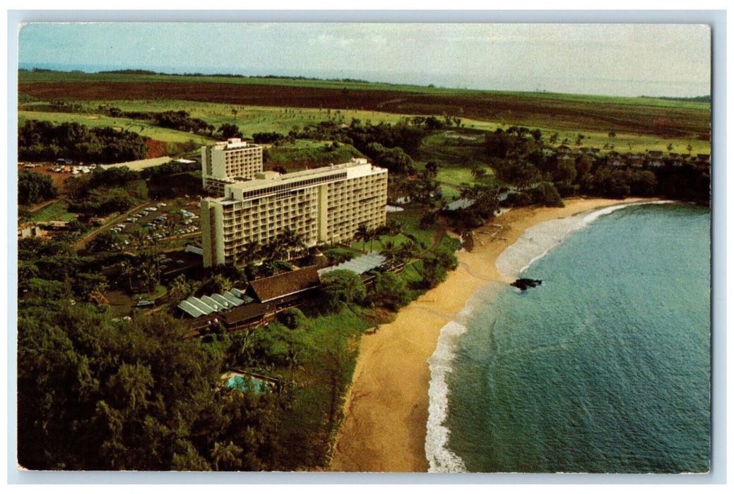 c1950's Kauai Surf Kalapaki Beach Kauai Hawaii HI Unposted Postcard