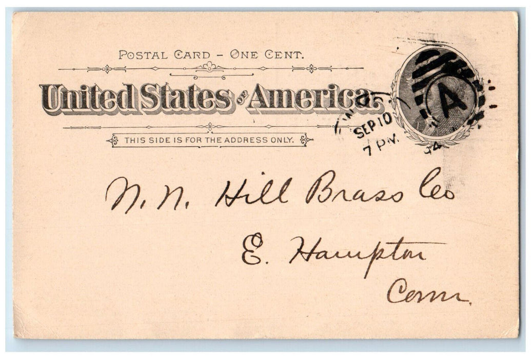 1894 Carl P Stirn Importer and Commission Merchant Letter Broadway NY Postcard