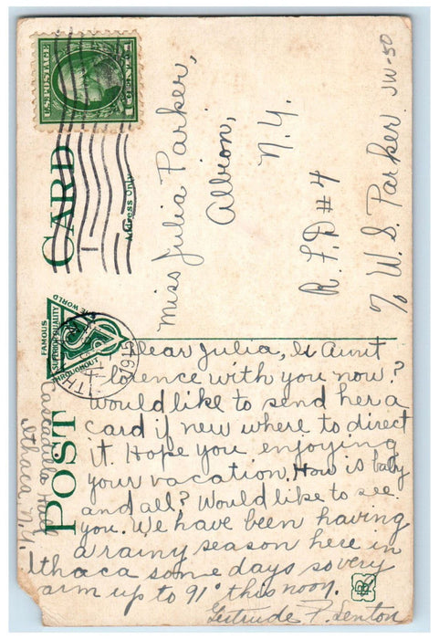 1915 College of Agriculture Cornell University Ithaca New York NY Postcard