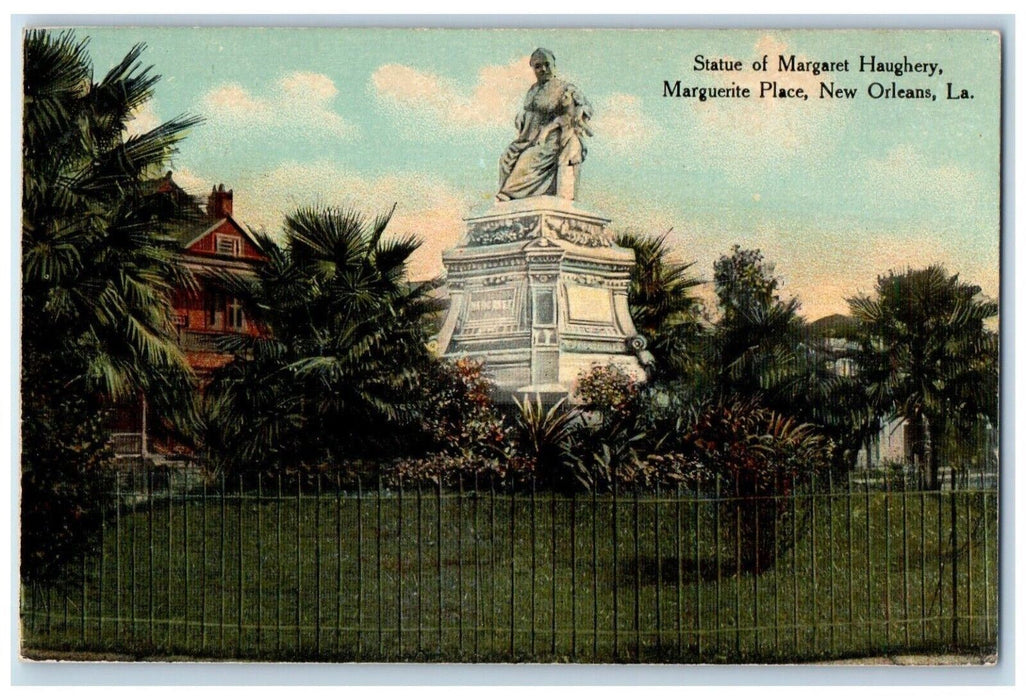 Statue Of Margaret Haughery Marguerite Place New Orleans Louisiana LA Postcard