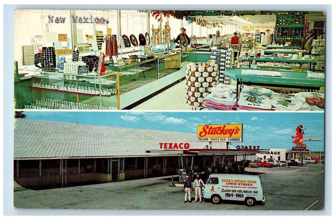 c1960's Bowlin's Running Indian Flying Ranch Santa Rosa NM Unposted Postcard