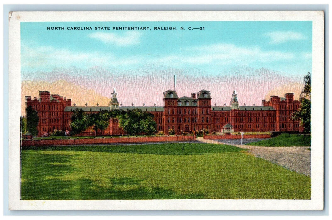 c1930's North Carolina State Penitentiary Raleigh North Carolina NC Postcard