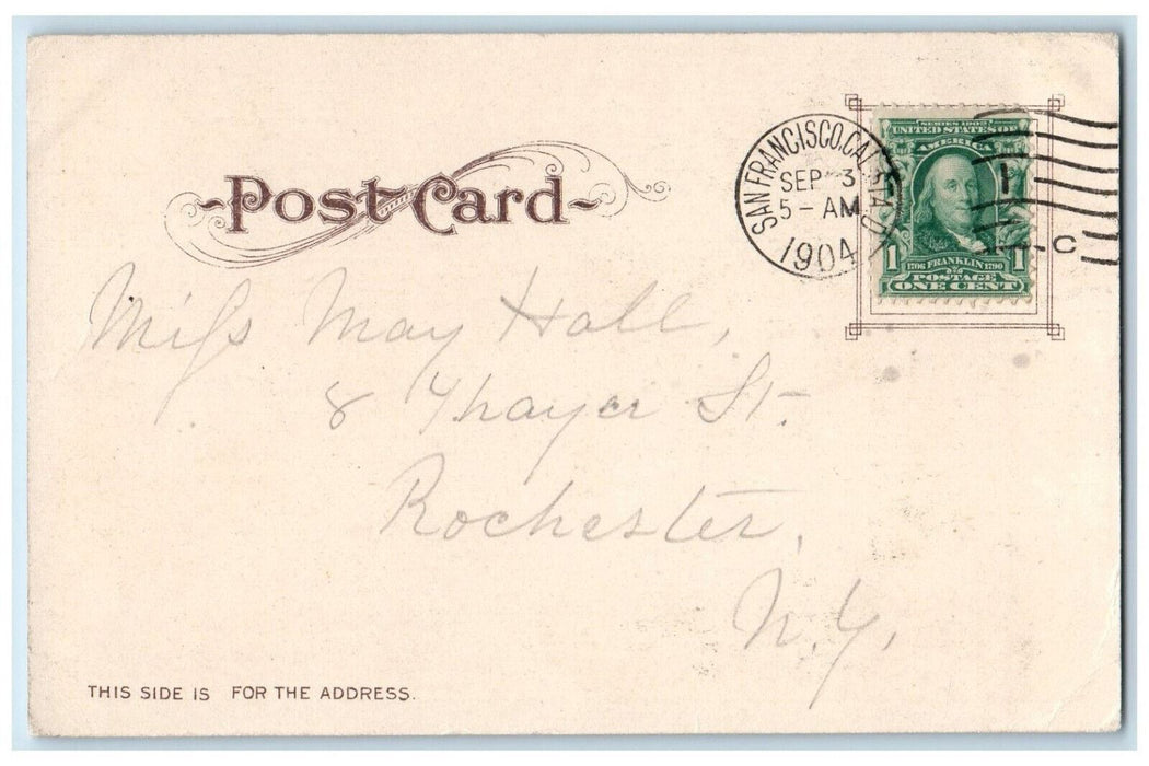 1904 The Palms University Of California Berkeley San Francisco  CA Postcard