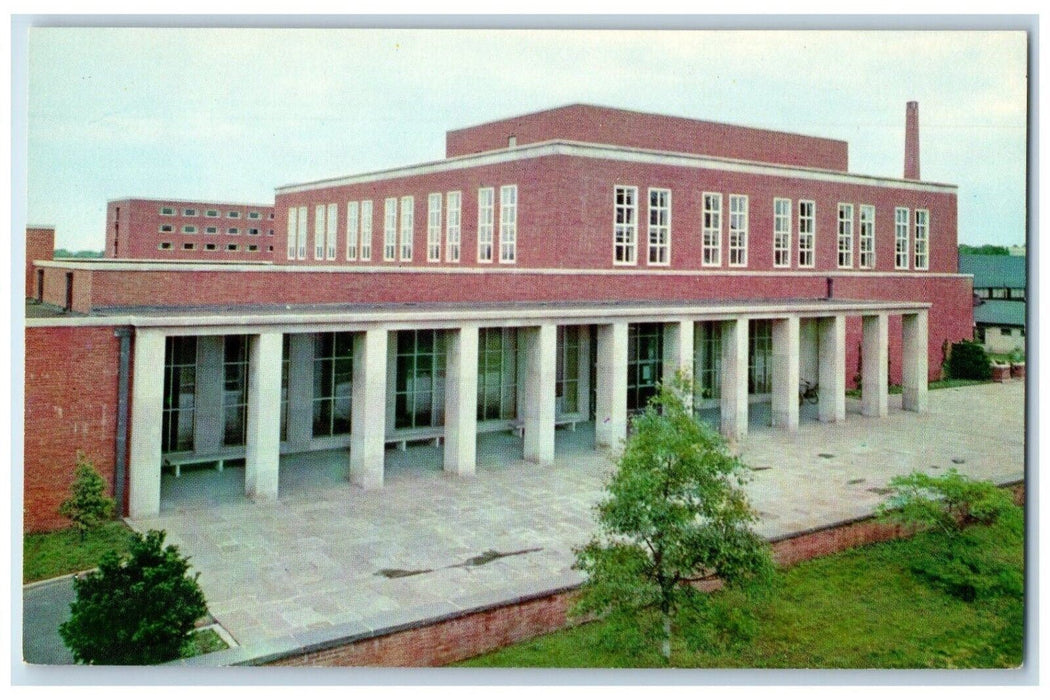 Rutger's State University Library New Brunswick New Jersey NJ Vintage Postcard
