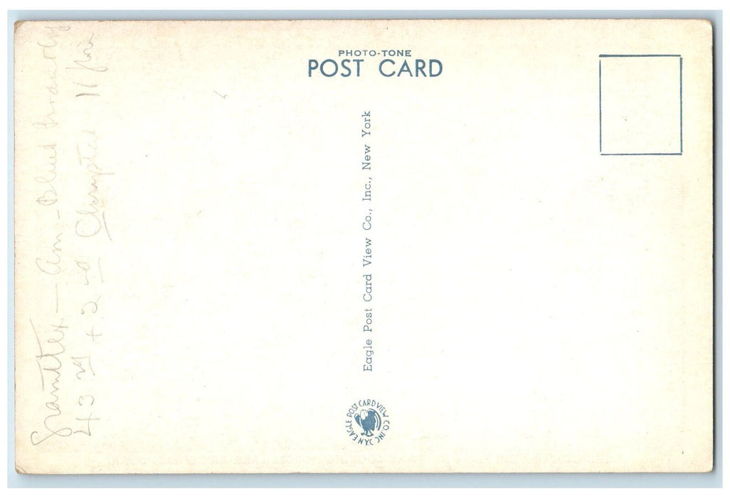 c1920's The Outpost Inn Lake Restaurant Ridgefield Connecticut CT Postcard