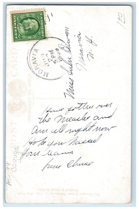 1909 International Harvester Co. Osborn Work Auburn New York NY Posted Postcard