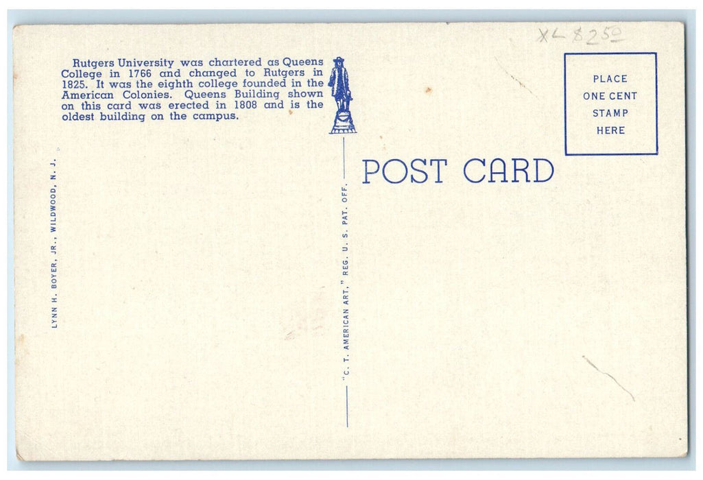 c1920's Jamison Campus New Jersey College for Women New Brunswick NJ Postcard
