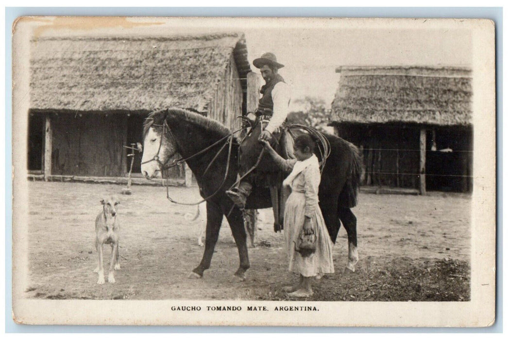 c1910's Pitbull Dog Dirt Road Boulevard Washington WA RPPC Photo Postcard