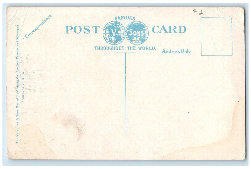 c1920's Canadian National Railway Barrie Ontario Canada Unposted Postcard