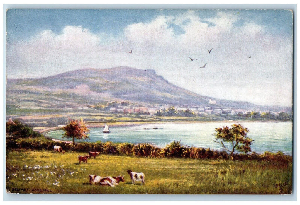 c1910 Cave Hill Belfast Northern Ireland Oilette Tuck Art Antique Postcard