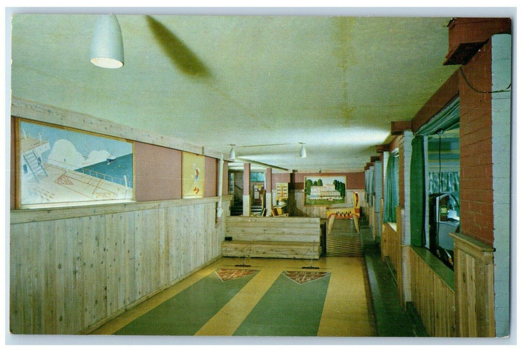 c1960 Poco Cabana Pococabana Lodge Interior Minisink Hills Pennsylvania Postcard
